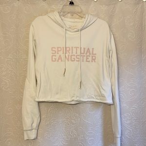Cropped Spiritual Gangster Sweatshirt